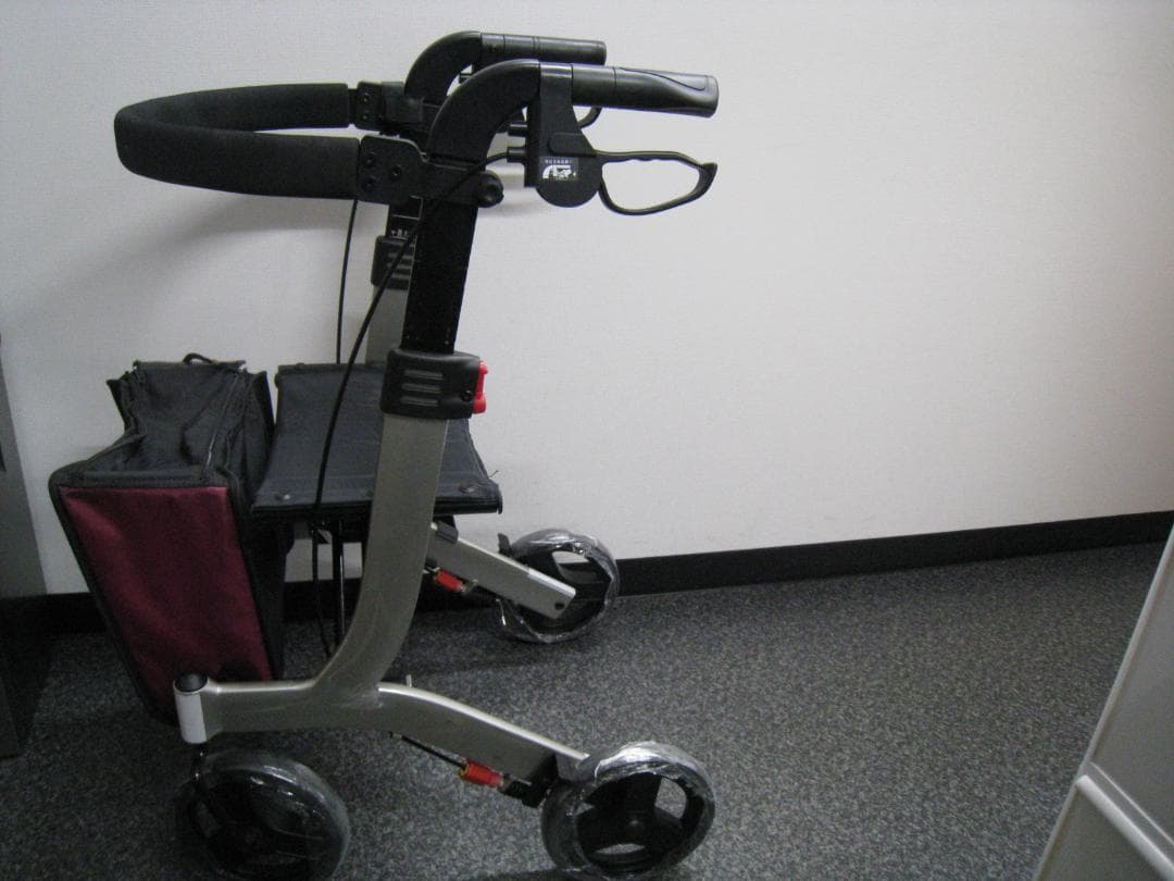 介護用品 歩行車 リトルターン ハイタイプ アロン化成 安寿 ワインレッド