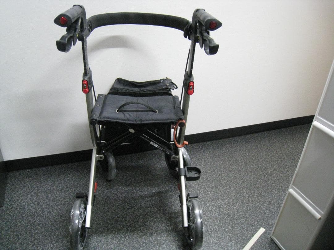 介護用品 歩行車 リトルターン ハイタイプ アロン化成 安寿 ワインレッド