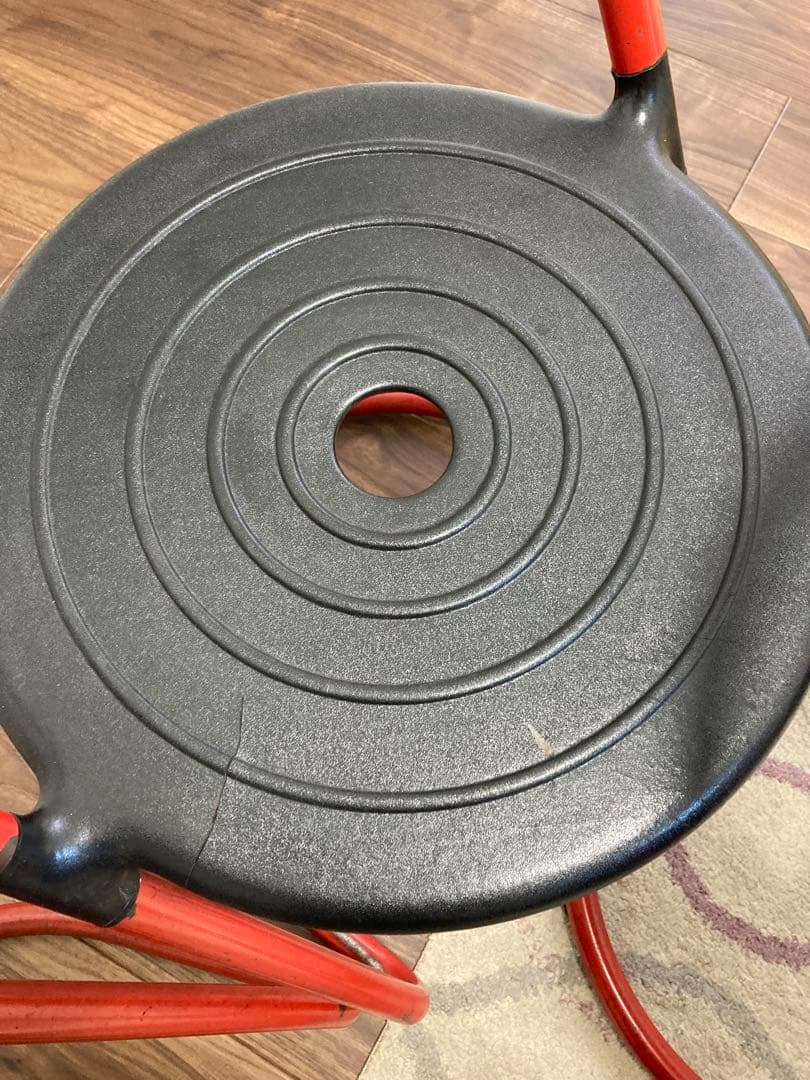 【直接取引限定】チトセ　カンティレバー スツール チェア 4脚　昭和レトロ