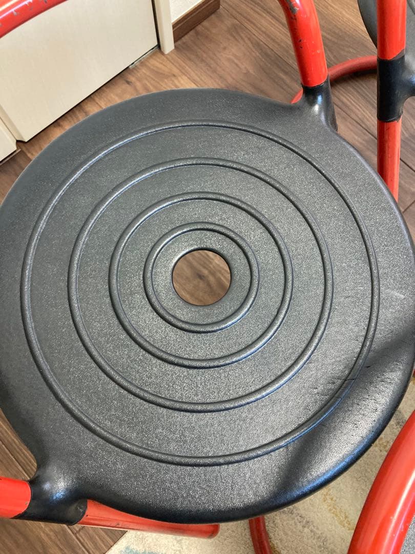 【直接取引限定】チトセ　カンティレバー スツール チェア 4脚　昭和レトロ