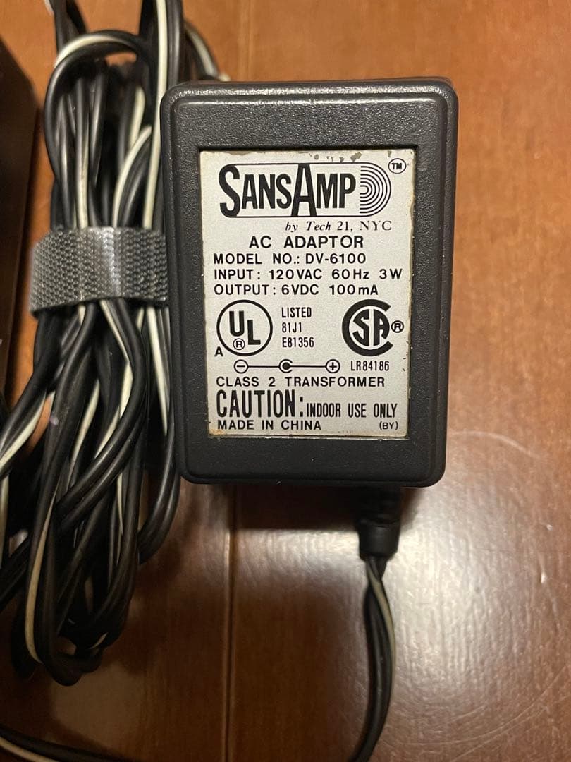初期型　Tech 21 SansAmp ギターエフェクター　classic表記前