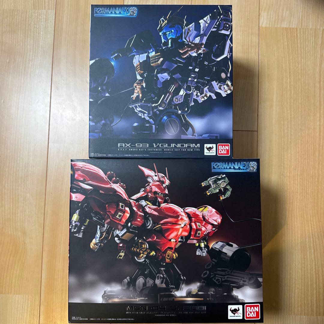 早い者勝ち 【超豪華2点セット】FORMANIA EX νガンダム & サザビー