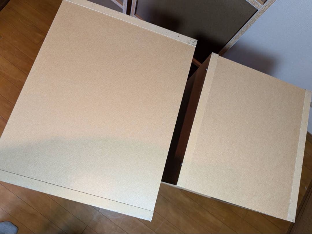 ■送料込■無印良品 MUJI パルプボードボックス 2 3段 棚 シェル廃盤家具