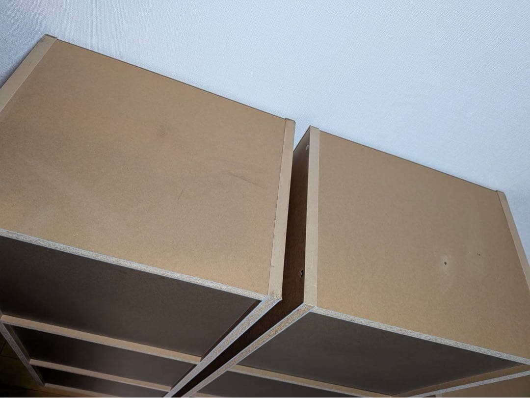 ■送料込■無印良品 MUJI パルプボードボックス 2 3段 棚 シェル廃盤家具