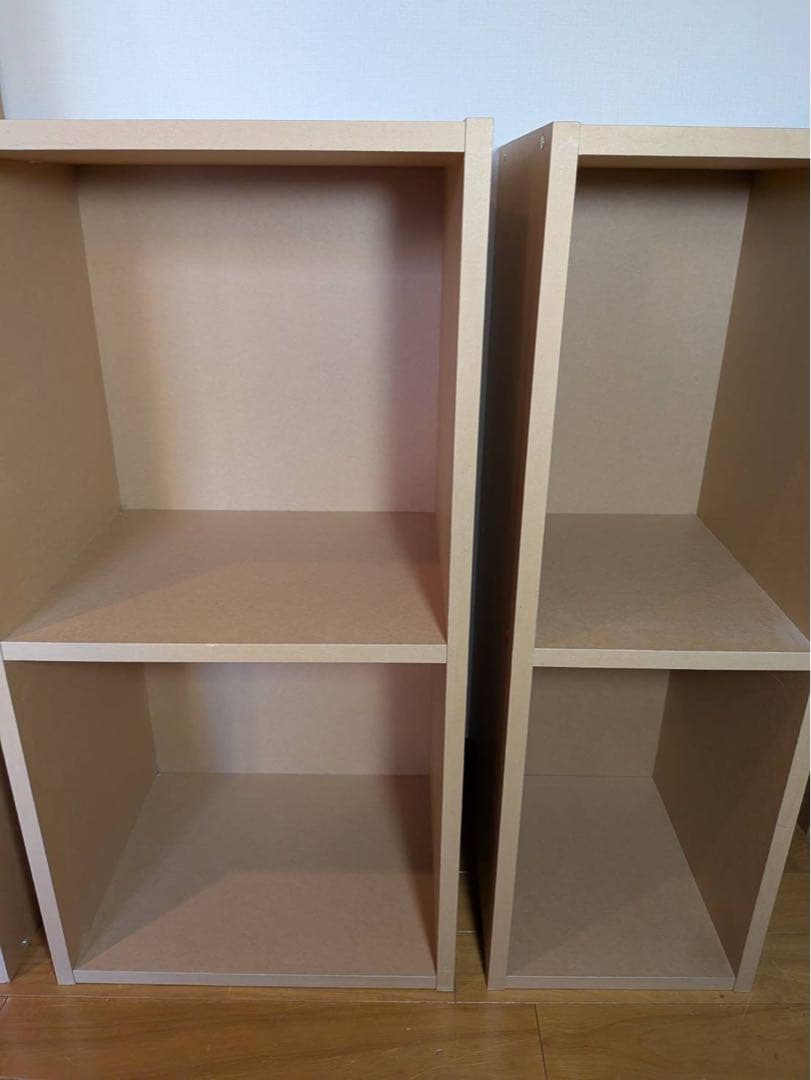 ■送料込■無印良品 MUJI パルプボードボックス 2 3段 棚 シェル廃盤家具