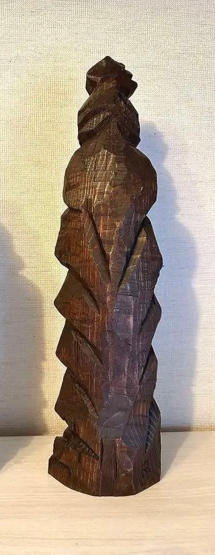 木彫 円空仏 仏教美術 置物 仏像 一刀彫 密教観音蔵