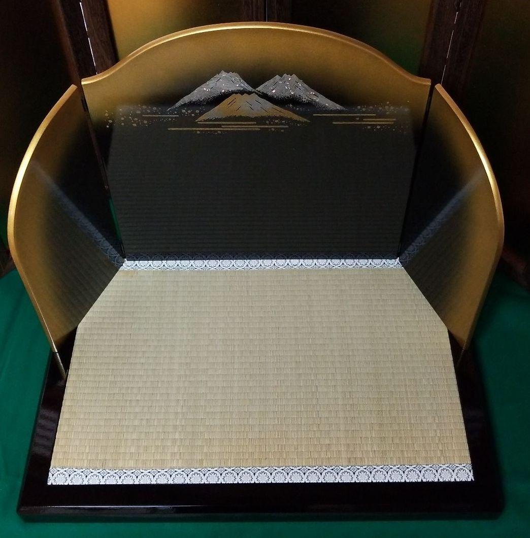 五月人形用　台と屏風のセット　18号