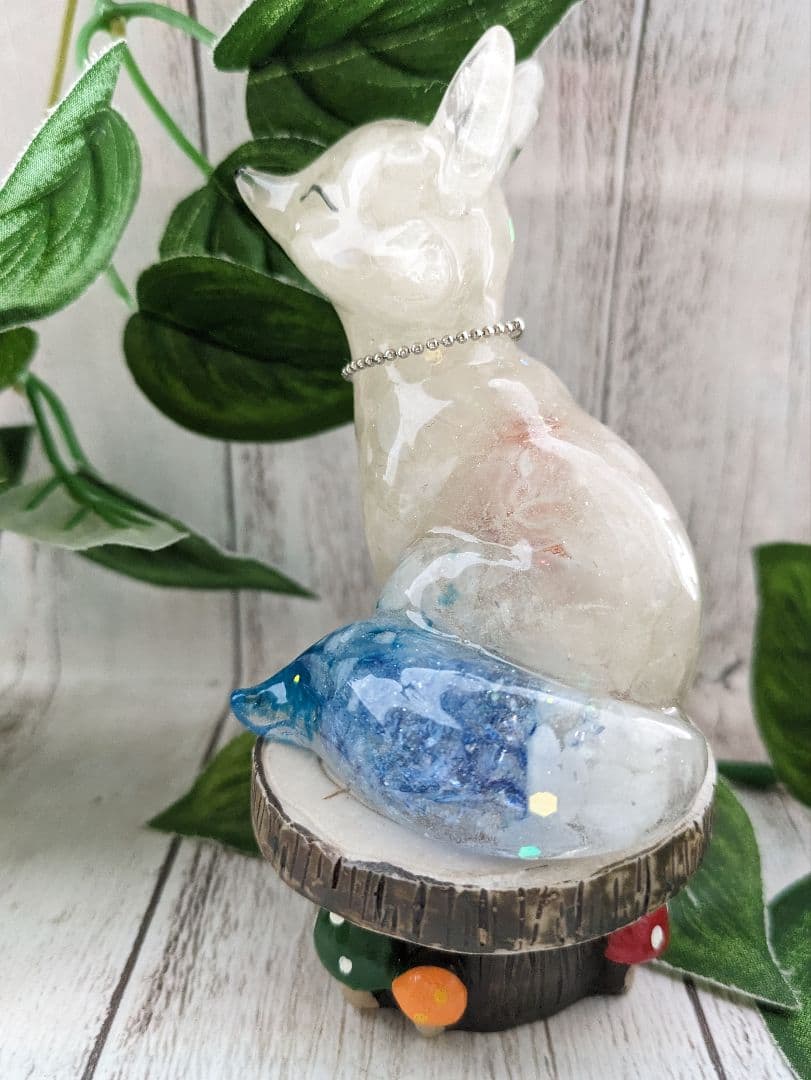 【睦月】シトリンのビリケンさん形オルゴナイト☆他２点