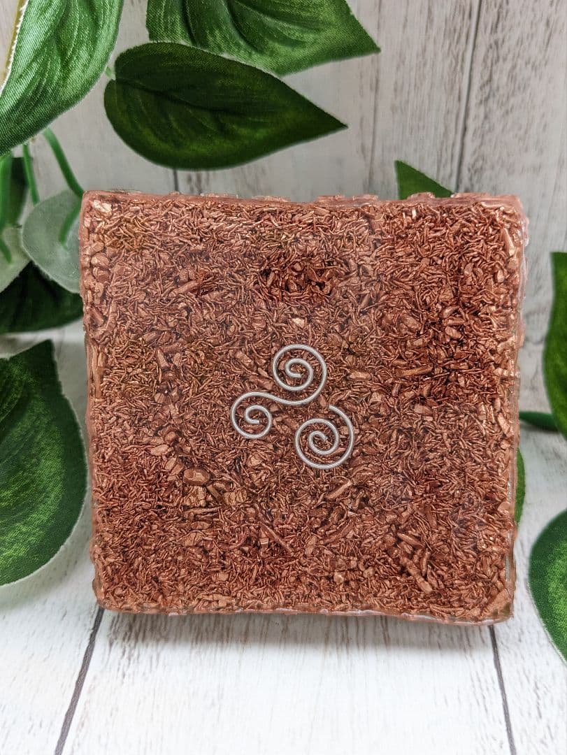 【睦月】シトリンのビリケンさん形オルゴナイト☆他２点