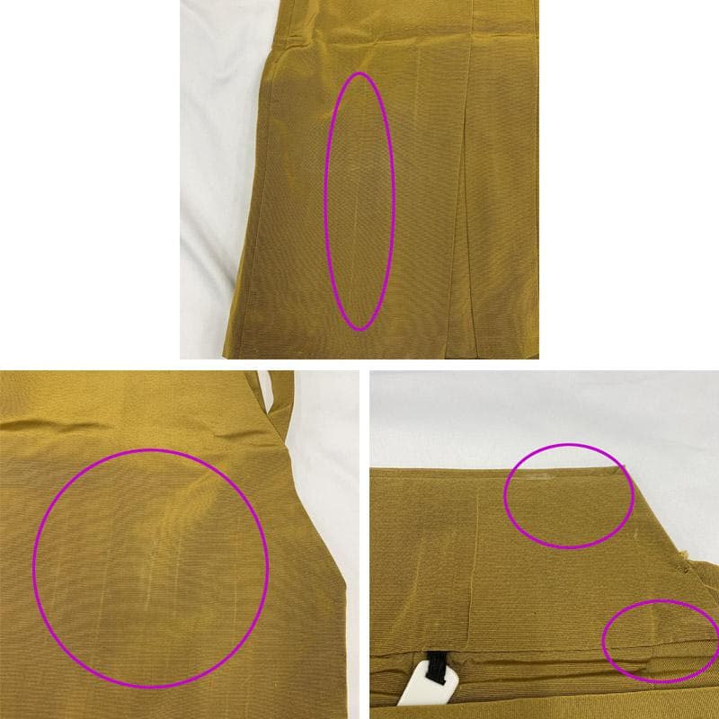 602bj11■袴 ジュニア カーキ色 (紐下丈 83.5cm)ハーフ成人式