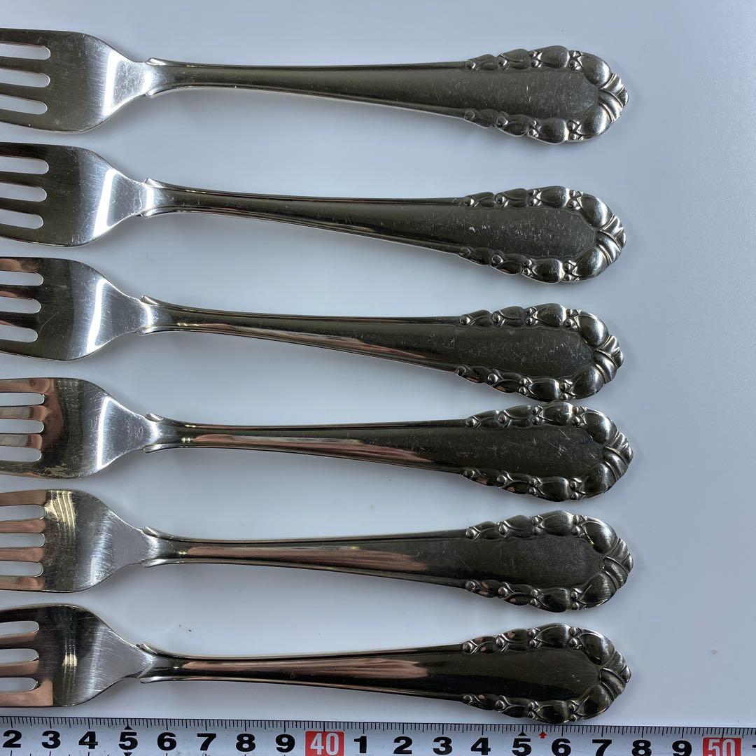 ジョージジェンセン　ローズリリー　ディナーフォーク　6本　袋付309g