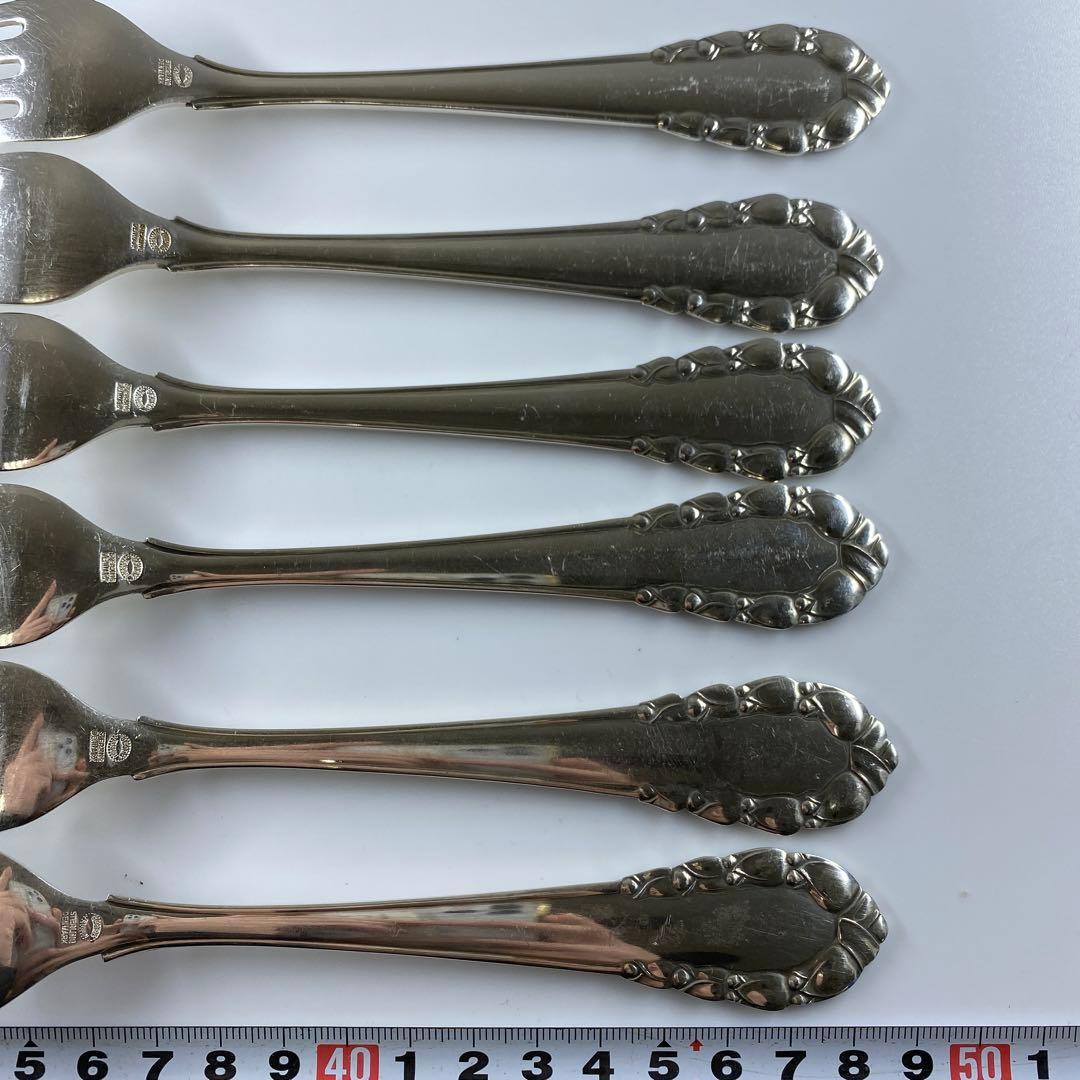 ジョージジェンセン　ローズリリー　ディナーフォーク　6本　袋付309g