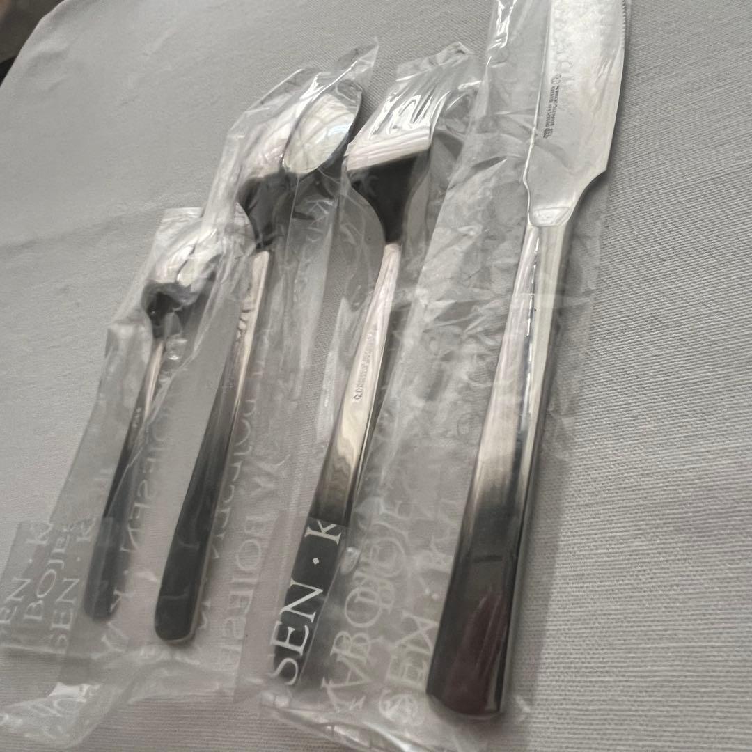 カイボイスン ディナーカトラリー セット ロゴ刻印 ミラー 21本 スプーン