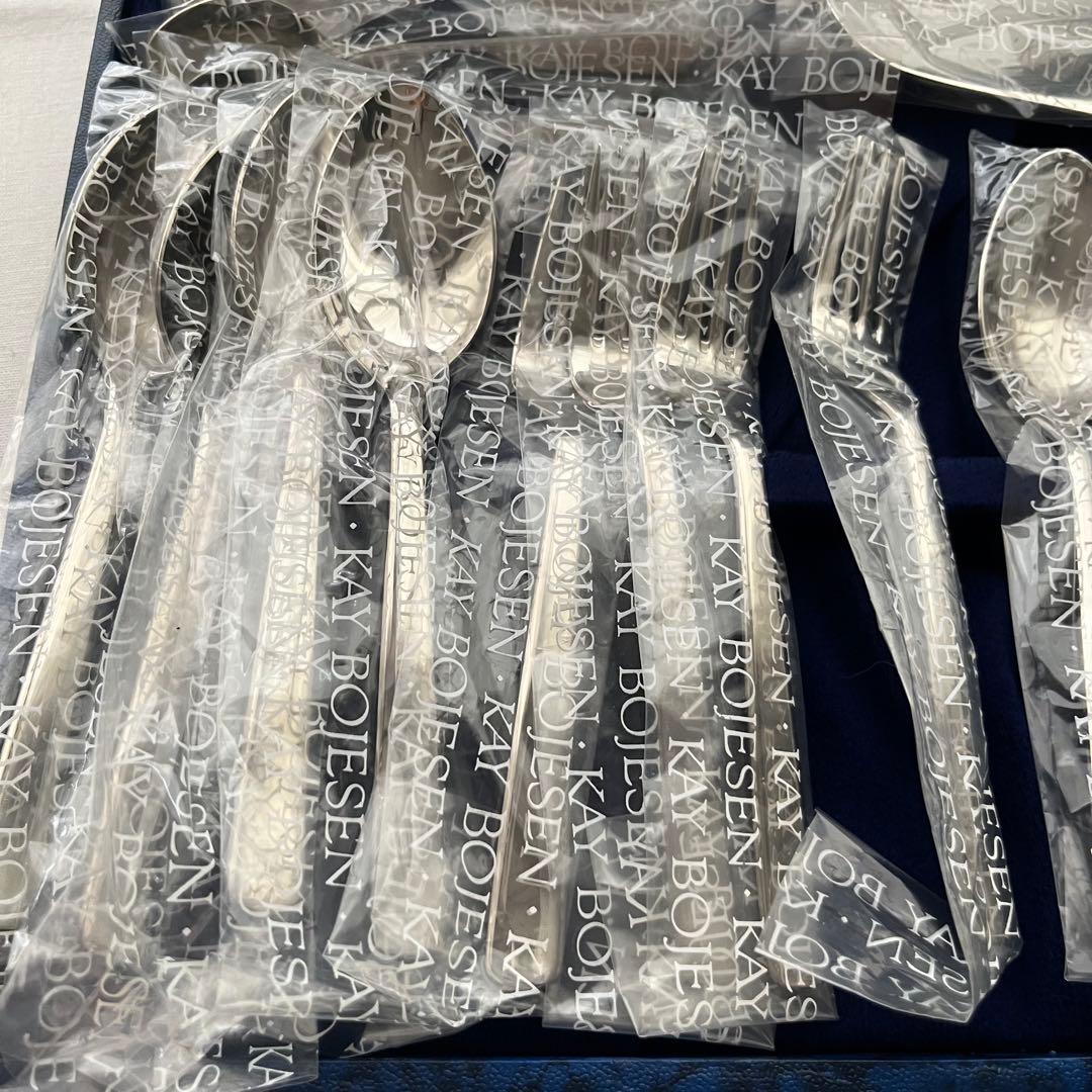 カイボイスン ディナーカトラリー セット ロゴ刻印 ミラー 21本 スプーン