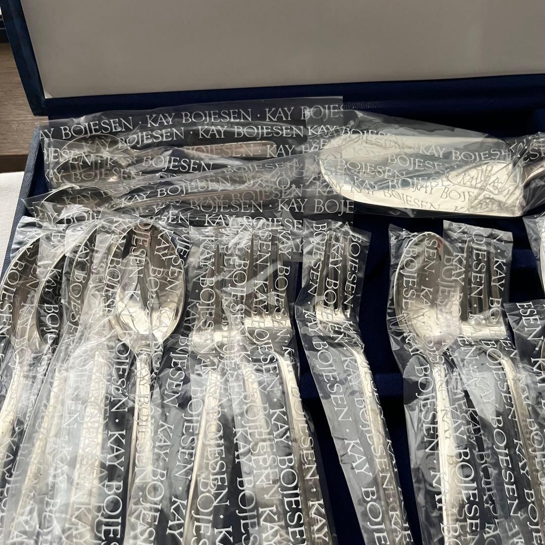 カイボイスン ディナーカトラリー セット ロゴ刻印 ミラー 21本 スプーン