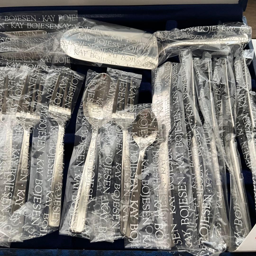 カイボイスン ディナーカトラリー セット ロゴ刻印 ミラー 21本 スプーン