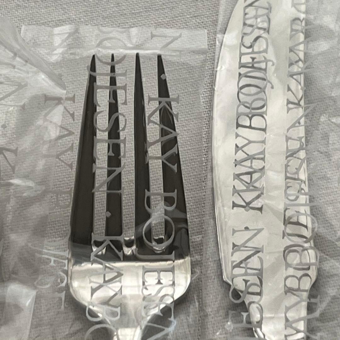 カイボイスン ディナーカトラリー セット ロゴ刻印 ミラー 21本 スプーン