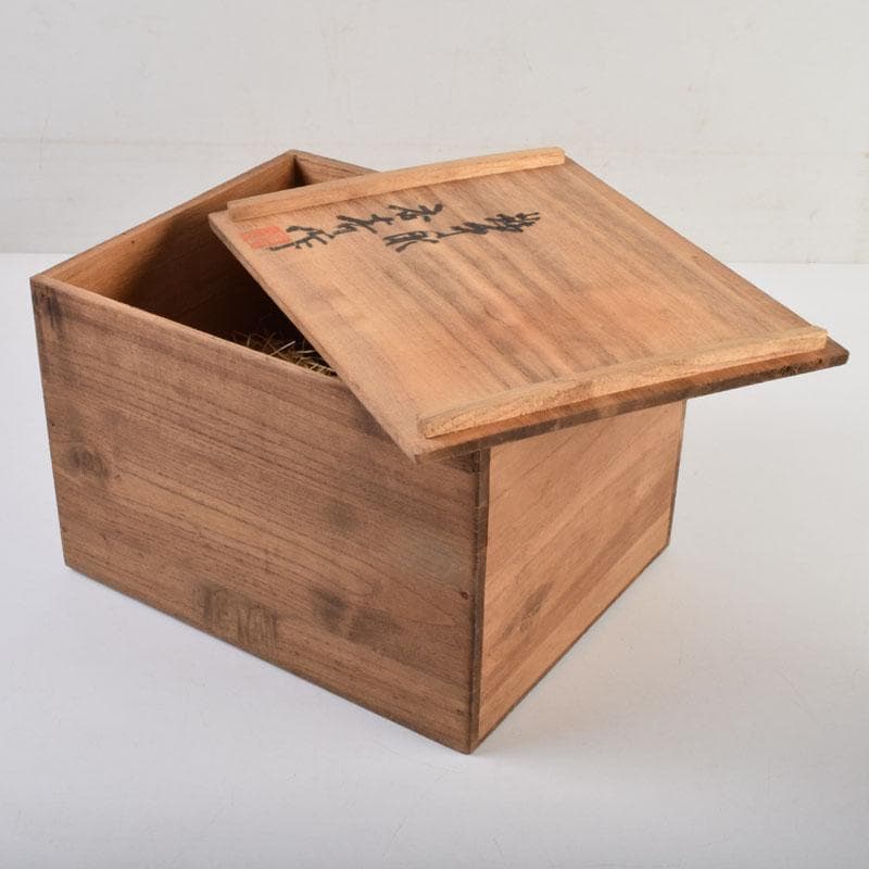 木彫　欅製　恵比寿像　大黒像　一双　在銘　共箱　C　9145