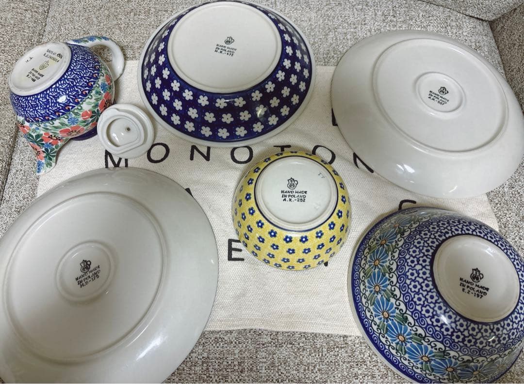 ポーリッシュポタリー ツェラミカアルティスティッチナ6点セット