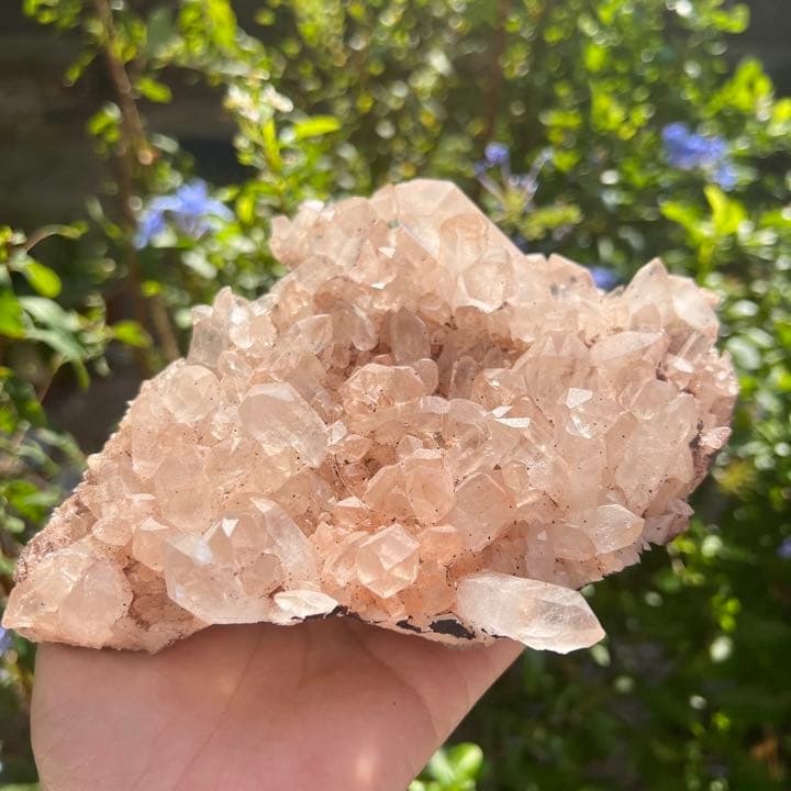 ピンクヒマラヤクォーツクラスター