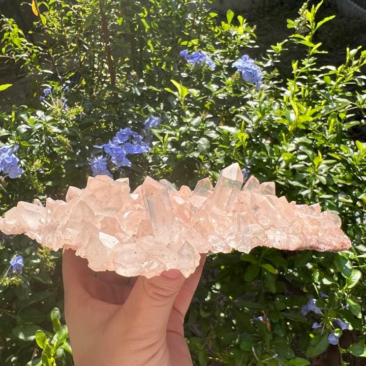 ピンクヒマラヤクォーツクラスター