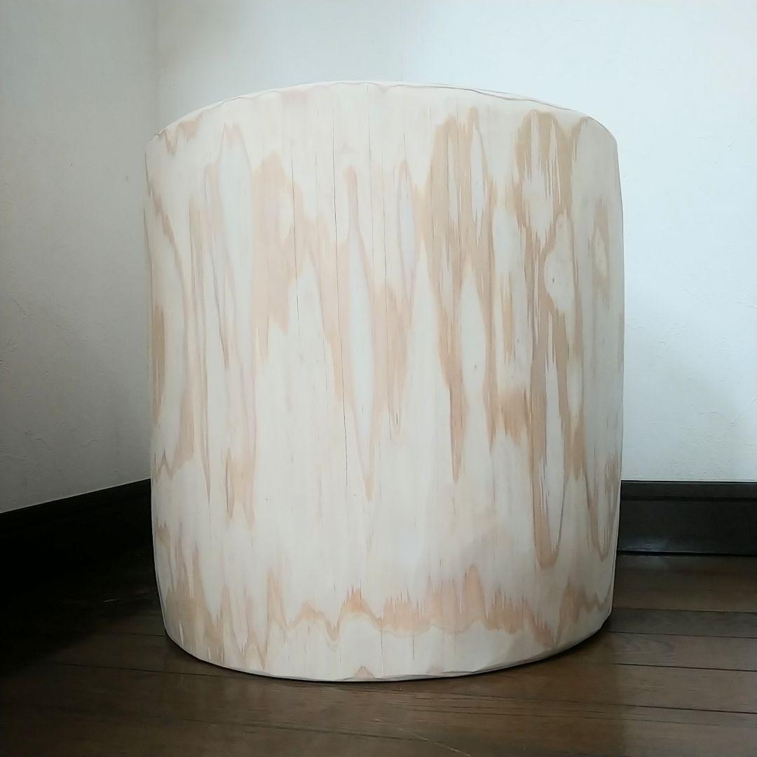 丸太スツール　丸太サイドテーブル　スギ