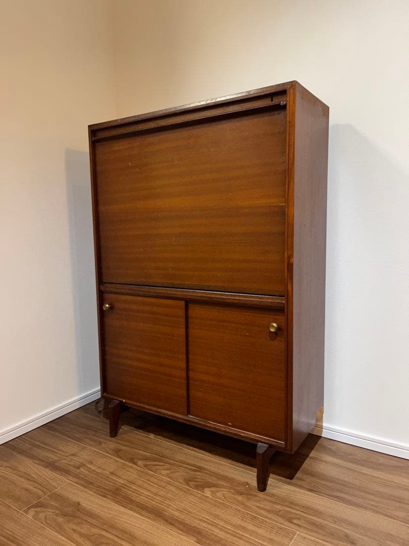 【北欧インテリア】ヴィンテージ　ビューロー　収納家具