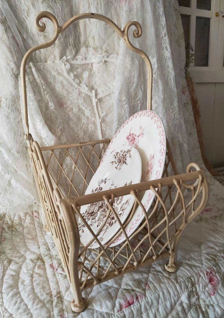 アンティークアイアンかご フランスアンティーク イギリスアンティーク