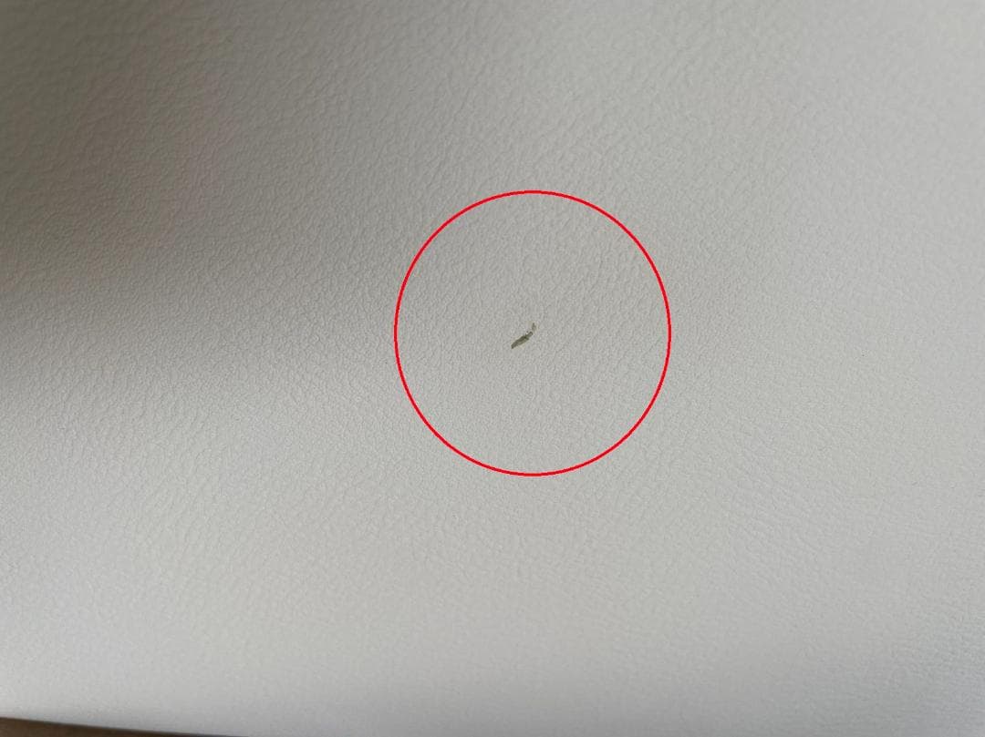 ホワイトドレッサー大理石調デスクのみ 訳あり品写真をご確認J205-80-02