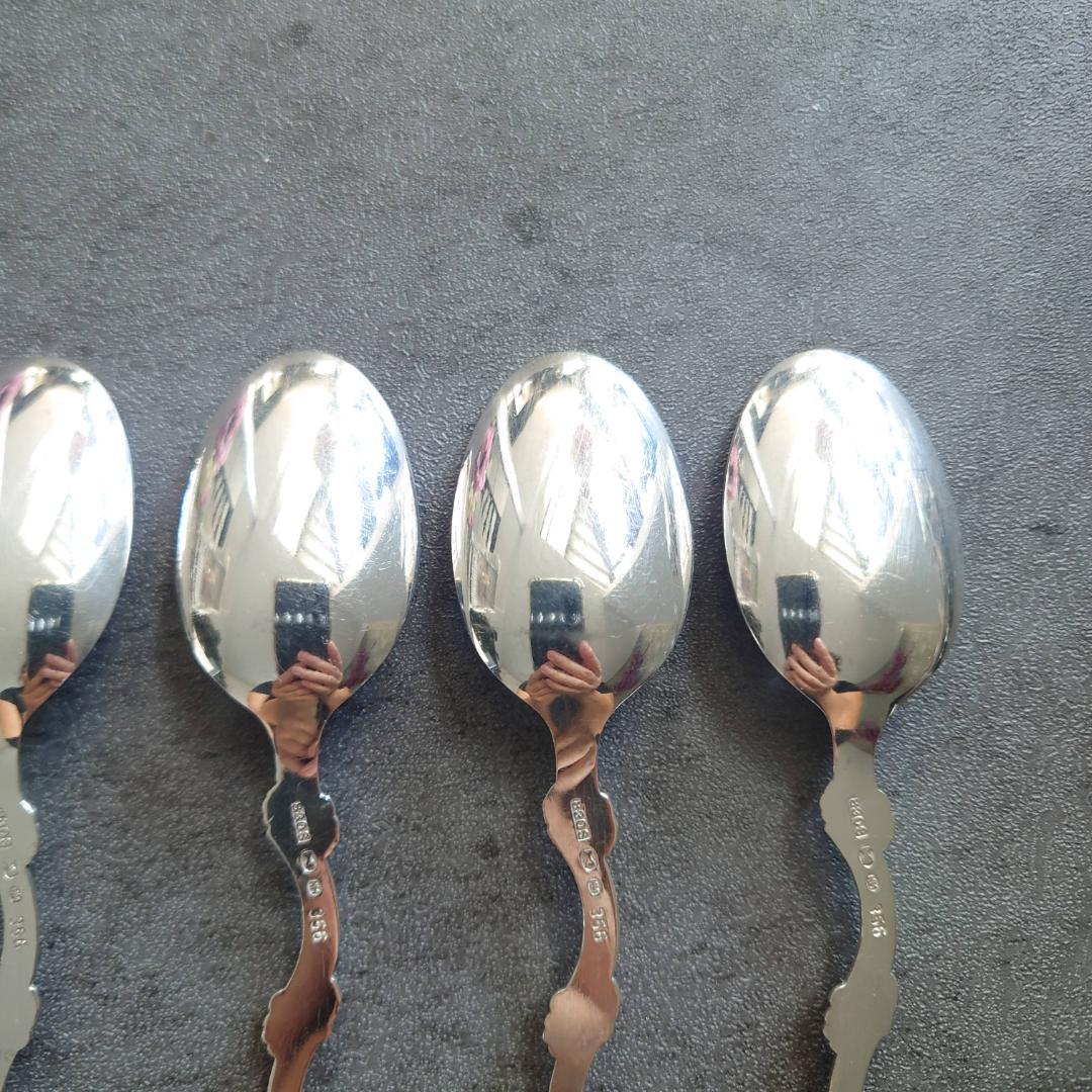 希少 美品 TH Marthinsen 830シルバー スプーン 6点