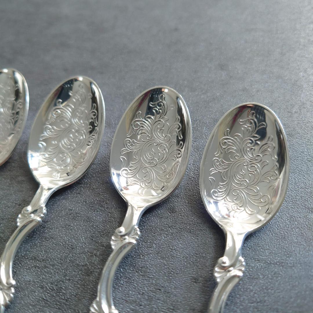 希少 美品 TH Marthinsen 830シルバー スプーン 6点