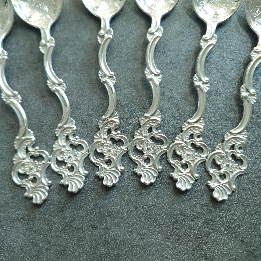 希少 美品 TH Marthinsen 830シルバー スプーン 6点