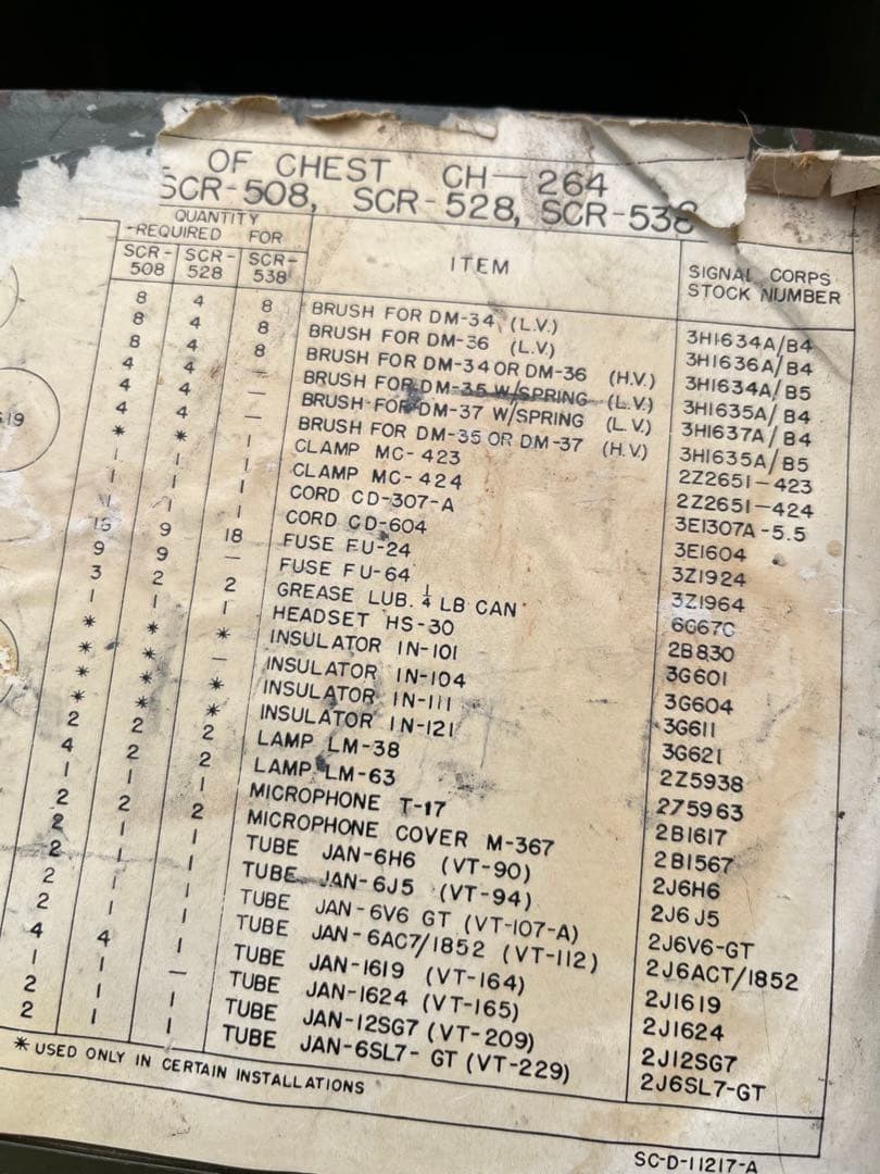 【antique】40年代 アメリカ軍 US.ARMY SIGNAL CORPS