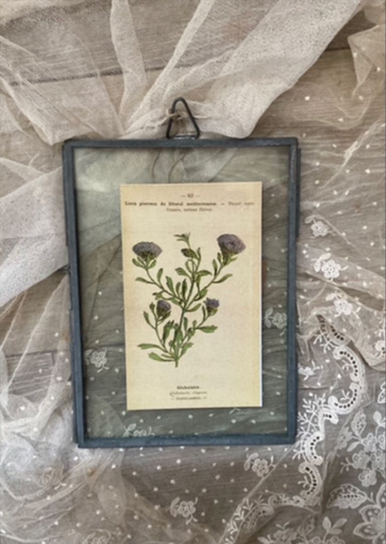 GC 壁掛けガラスフォトフレーム・M❤アイアン