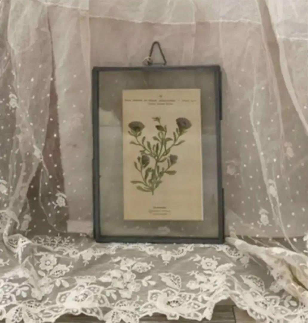 GC 壁掛けガラスフォトフレーム・M❤アイアン