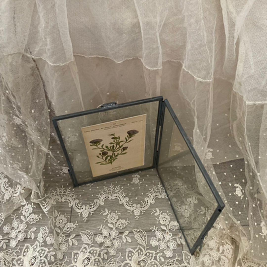 GC 壁掛けガラスフォトフレーム・M❤アイアン