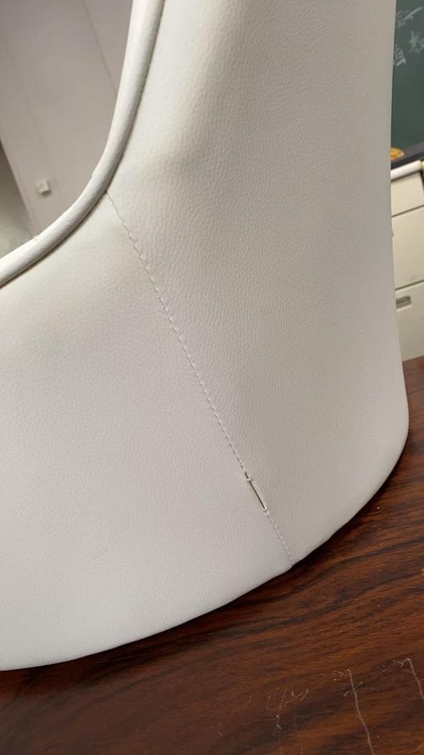 ホワイトモダンドレッサー・鏡台 訳あり品　写真をご確認J206-80-06