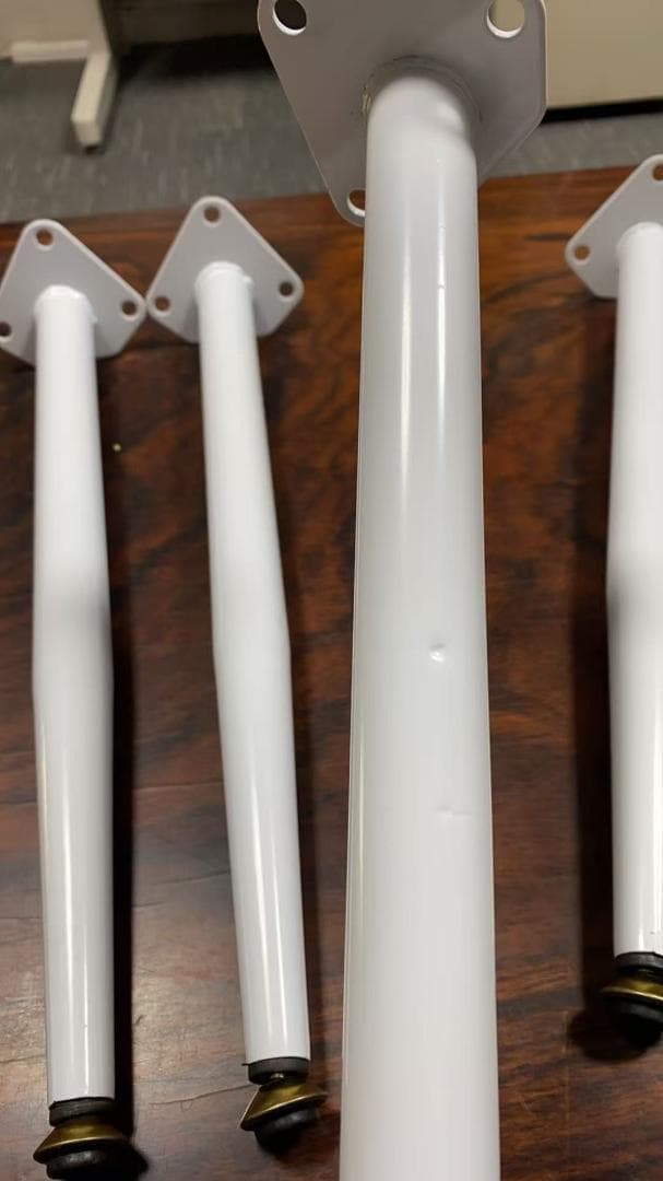 ホワイトモダンドレッサー・鏡台 訳あり品　写真をご確認J206-80-06