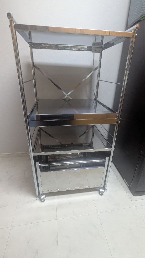 横浜市 直接受渡 配送相談 dinos ステンレス ワゴンキッチン収納幅61cm