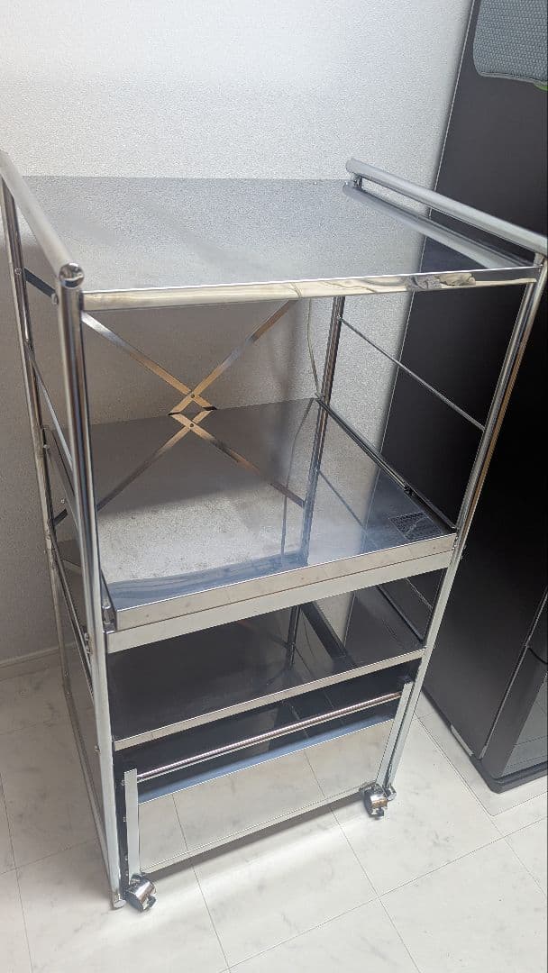 横浜市 直接受渡 配送相談 dinos ステンレス ワゴンキッチン収納幅61cm