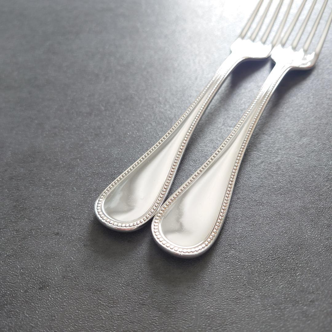 希少 美品 クリストフル パール スタンダードフォーク 2点