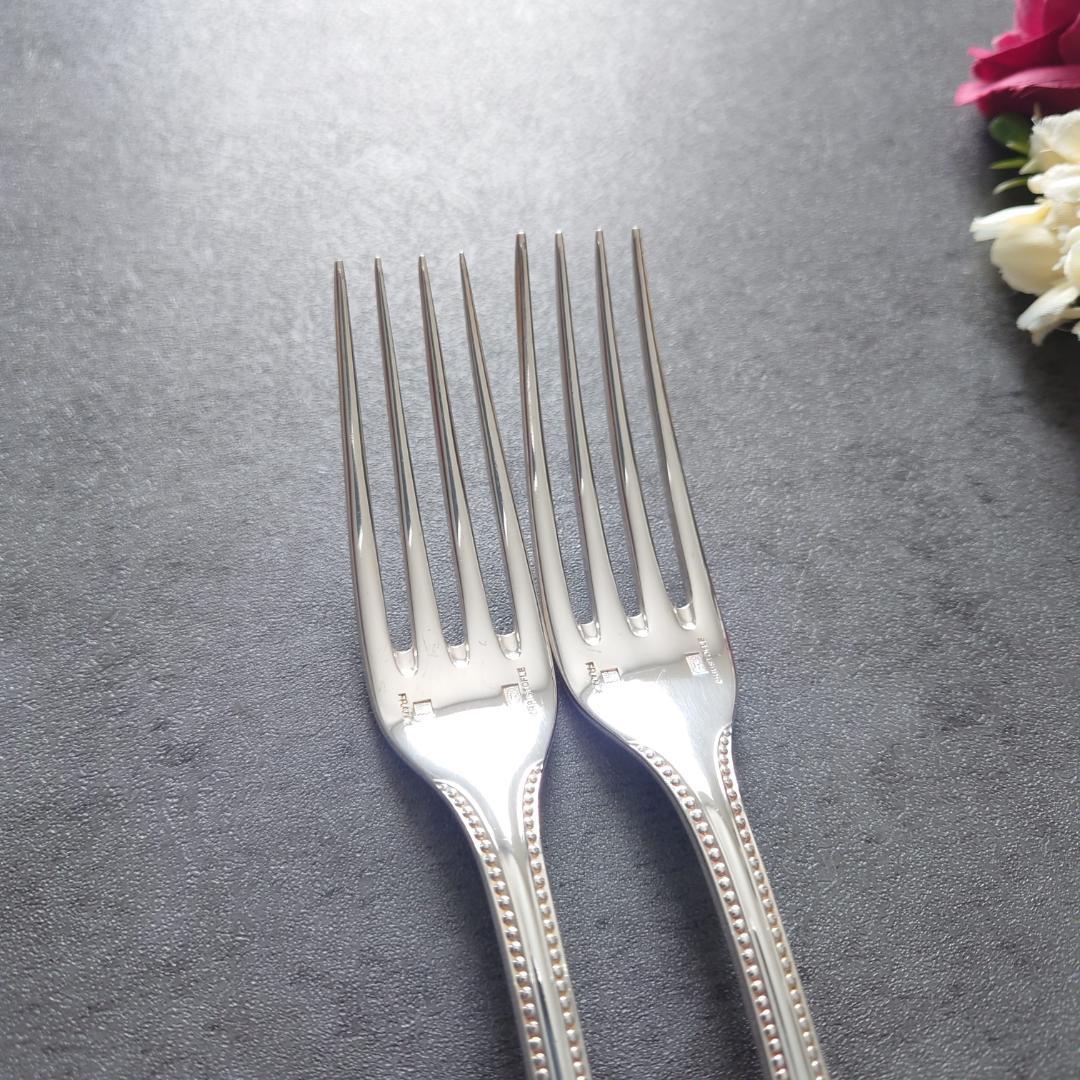 希少 美品 クリストフル パール スタンダードフォーク 2点