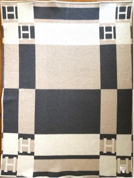 ハタケ【HERMÈS】エルメス ブランケット プレード アヴァロン カシ