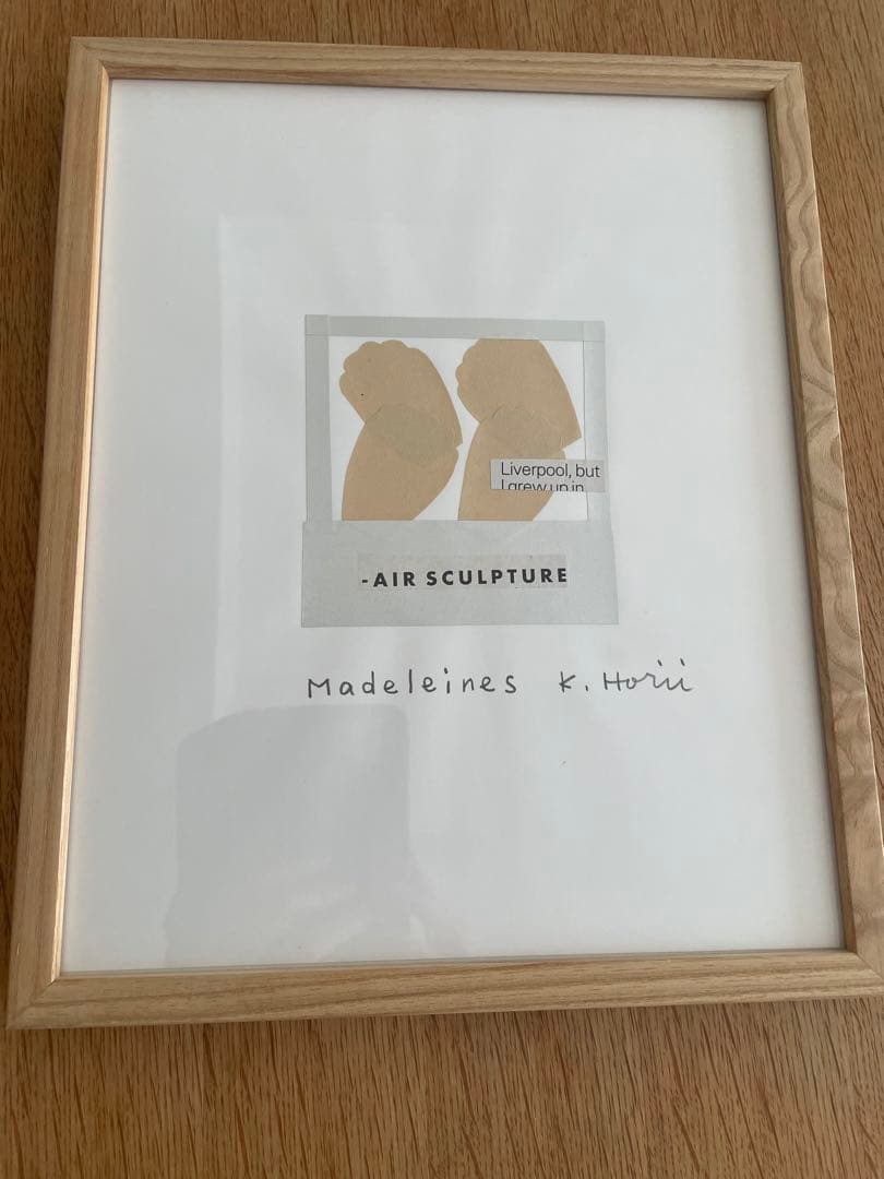 【再値下げ】一点物 堀井和子 クラスカ購入 コラージュ 額装作品 クラスカ