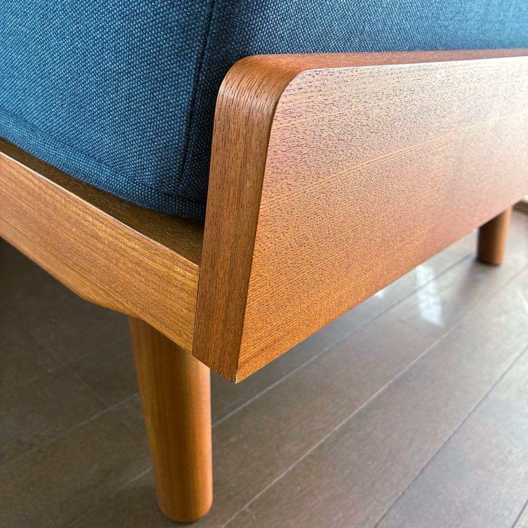 美品unico ALBERO3シーターウニコアルベロネイビーブルー