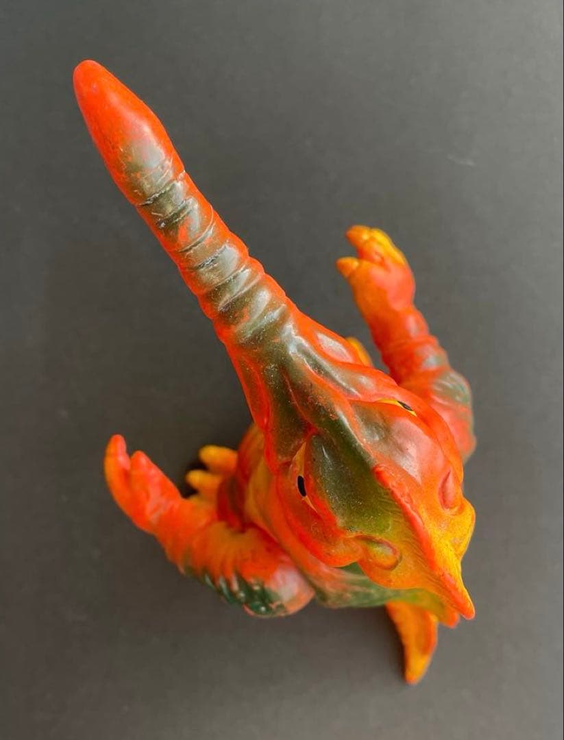 ブルマァク 帰ってきたウルトラマン サータン オレンジ成型 公開当時品