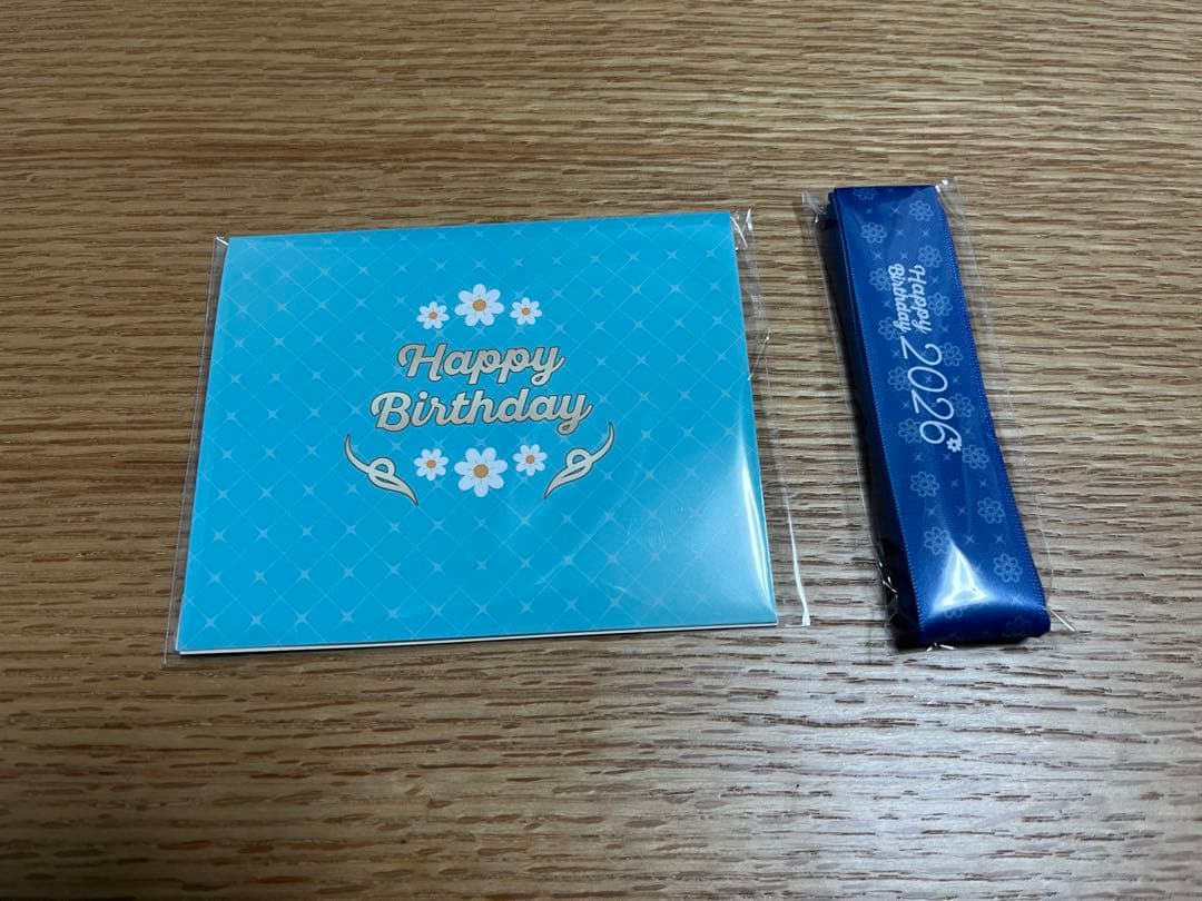 鬼滅の刃冨岡義勇誕生日祭2026 メッセージカード風アクリルカード