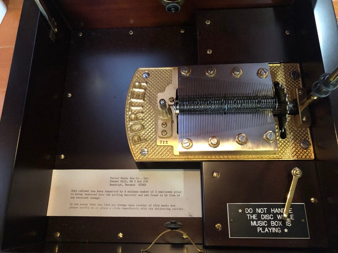 porter スワンオルゴール【ポーター】