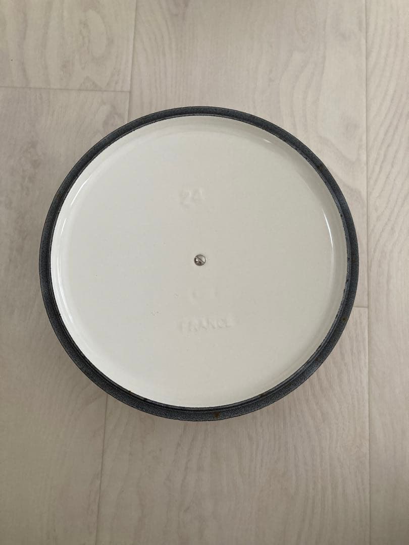 Le Creuset 両手鍋 5.2L ホワイト　深型