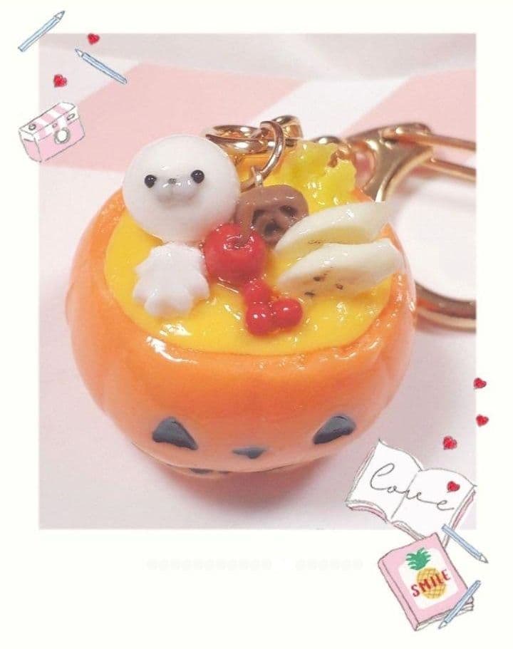 61 ～Halloween～うにゃぽいパンプキンプリン チャーム オーダーページ